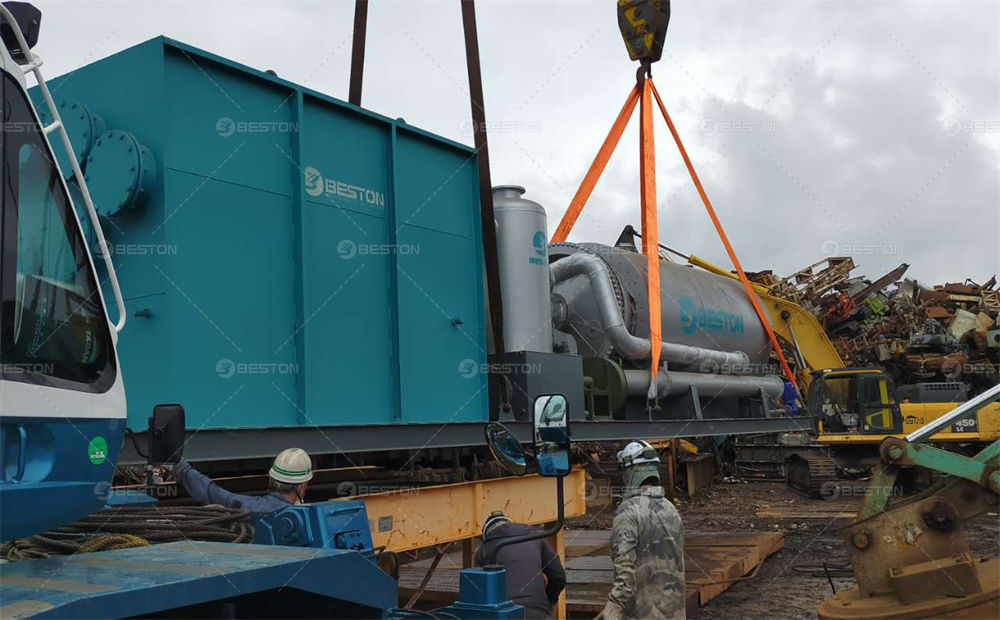 日本BLJ-3廢輪胎煉油設(shè)備安裝