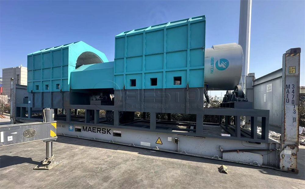 哥倫比亞稻殼炭化設備發貨