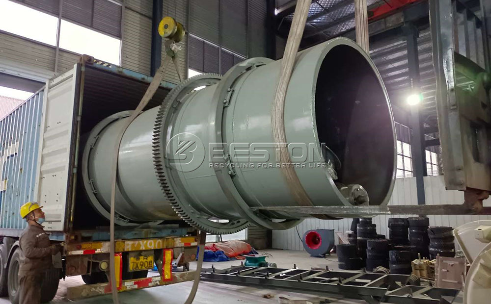 BST-50泰國木屑甘蔗葉炭化設(shè)備第1張