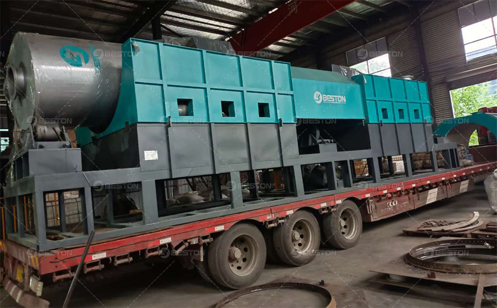 BST-50西班牙橄欖木炭化設備發貨