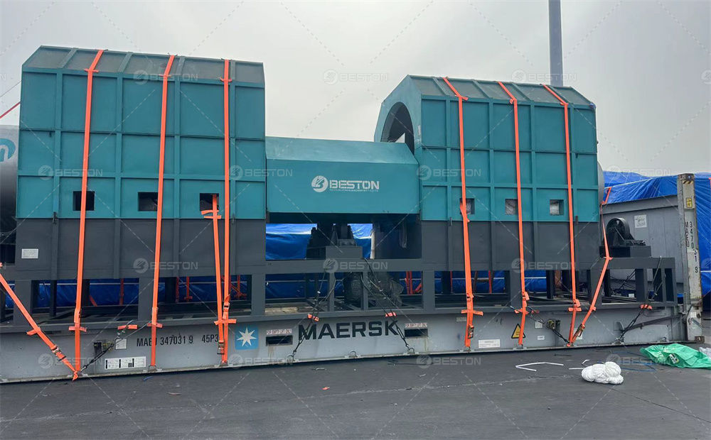 BST-50西班牙橄欖木炭化設備發貨