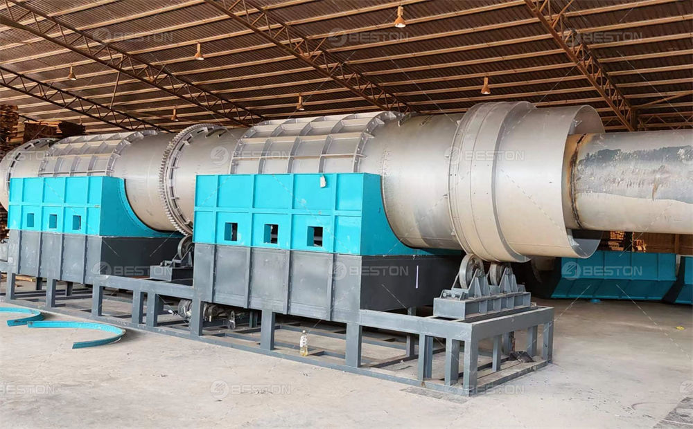 BST-30型號馬來西亞木材廠廢木料炭化設備第1張