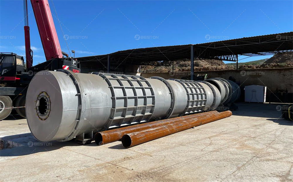 BST-50西班牙橄欖木炭化設備安裝